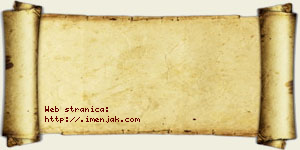 Žaklina Paralatić vizit kartica